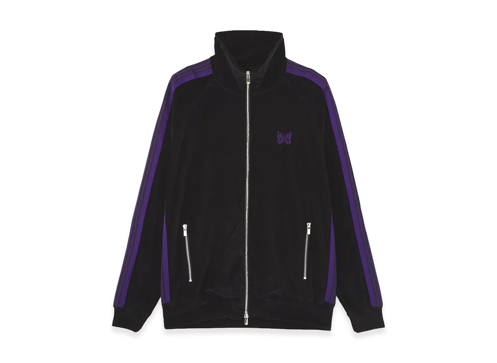 NEEDLES x LHP Track Jacket - C/Pe Velour "Black"