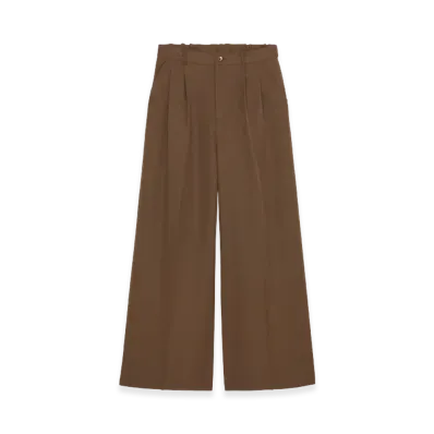 POINTLESS JOURNEY PJ Basic Slacks "Brown"