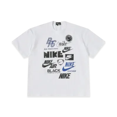 COMME des GARCONS x Nike Oversized Logo T-Shirt "White"