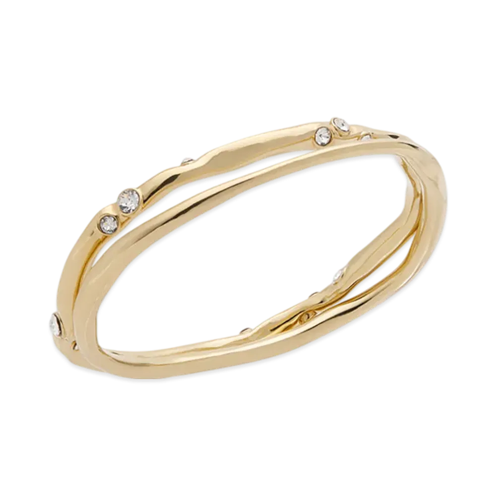 DRIES VAN NOTEN Women's Embellished Cuffs "Gold"