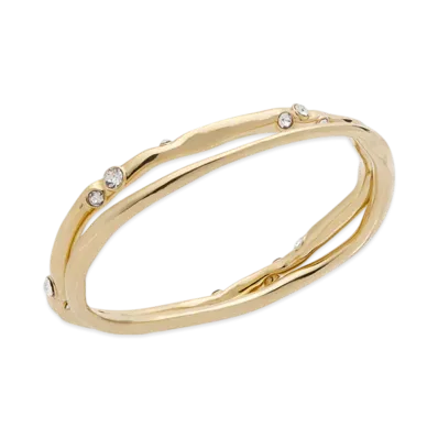 DRIES VAN NOTEN Women's Embellished Cuffs "Gold"