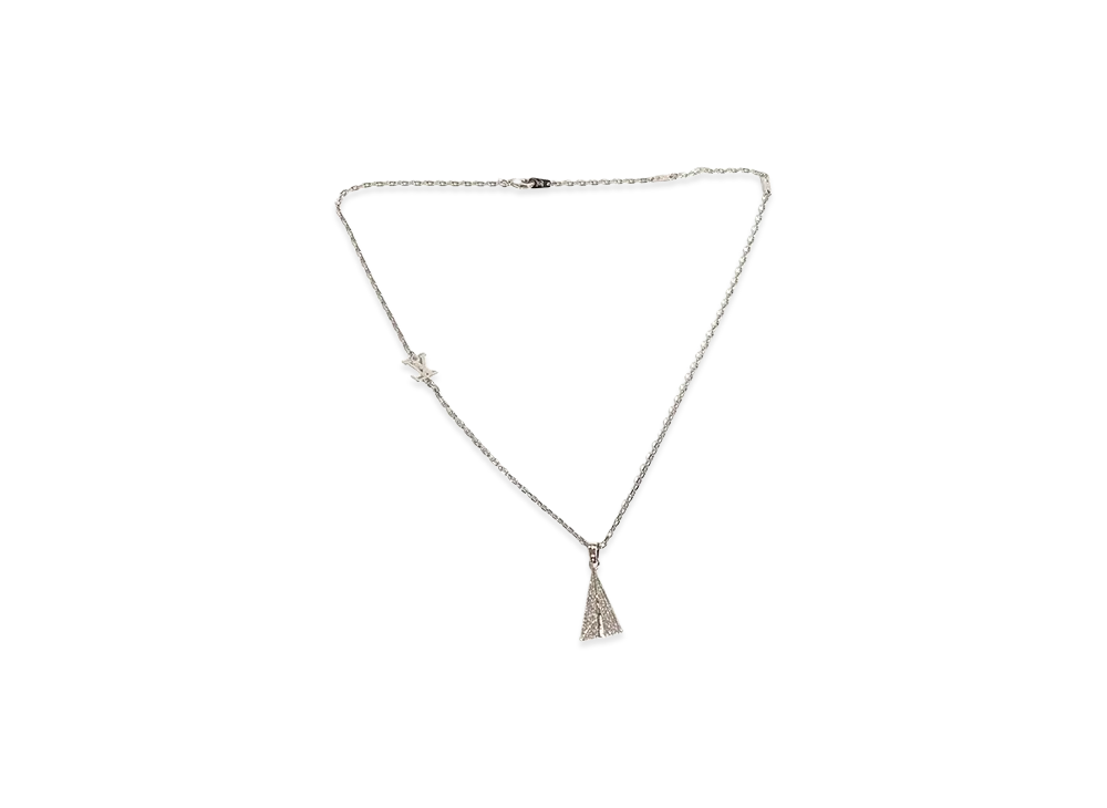 Louis Vuitton Pendant LV Paper Plane "Silver"