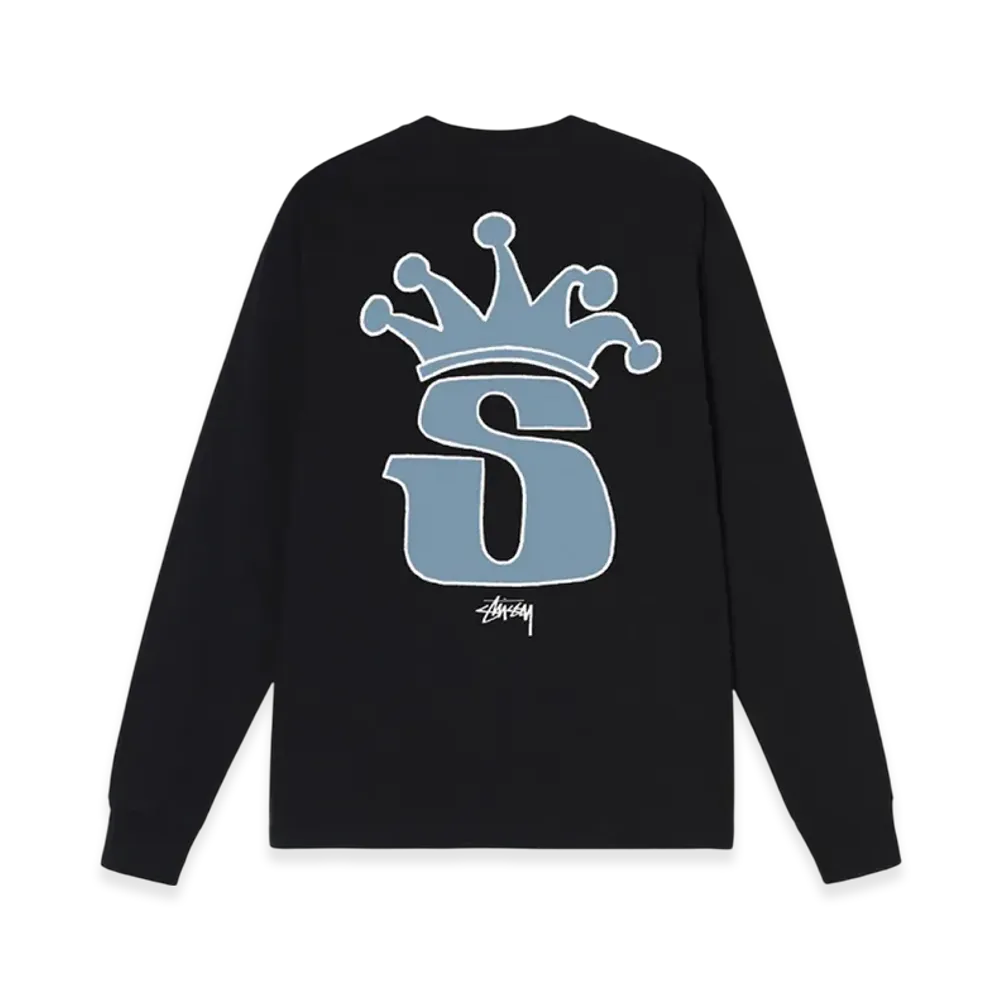 Stussy S Crown LS Tee "Black"