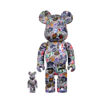 MEDICOM TOY "BEARBRICK" NBA 100% & 400%