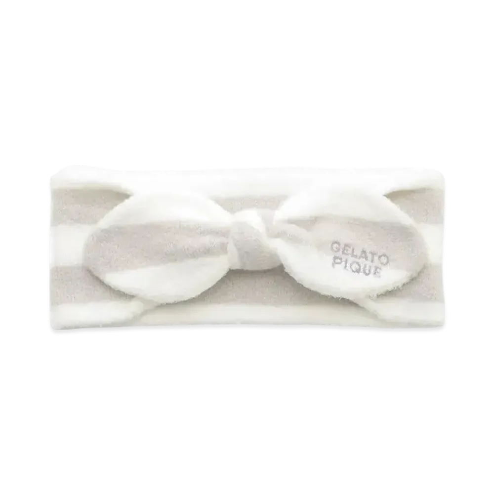 GELATO PIQUE Smoothie 2 Border Hairband "Light Gray"