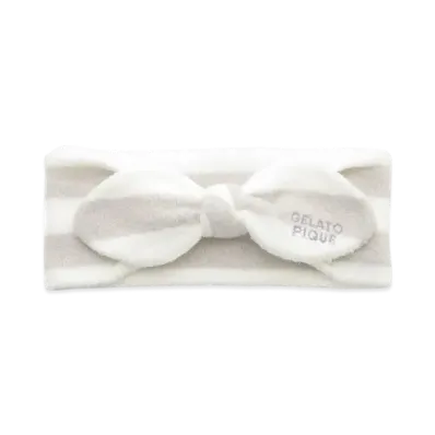 GELATO PIQUE Smoothie 2 Border Hairband "Light Gray"