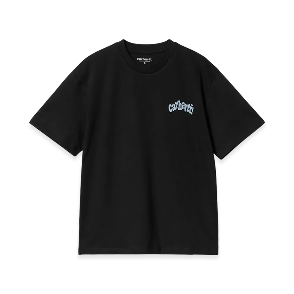 Carhartt WIP Women's S/S Amour T-Shirt "Black/Misty Sky "