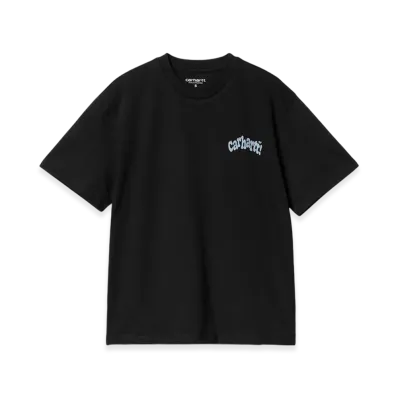 Carhartt WIP Women's S/S Amour T-Shirt "Black/Misty Sky "