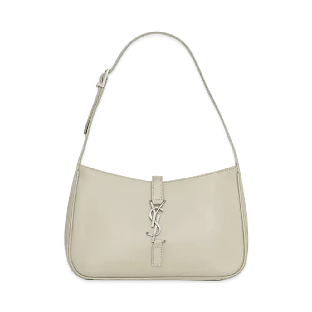 Saint Laurent Le 5 a 7 Hobo Bag In Shiny Leather "Antique Vintage"