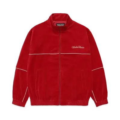 WACKO MARIA Velvet Track Jacket "Red"