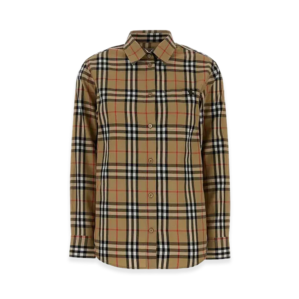 Burberry Women's Check Shirt "Beige"