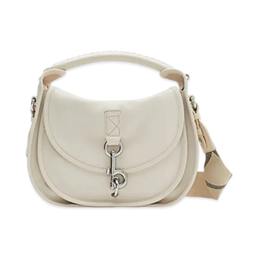 Burberry Small B Clip Messenger Bag "Soap"