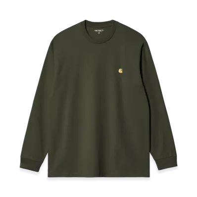 Carhartt WIP L/S Chase T-Shirt "Olive / Gold"