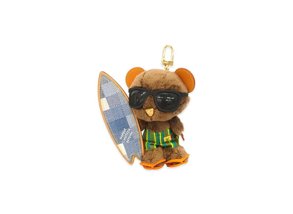 Louis Vuitton Bag Charm LV Surf Bear "Brown"