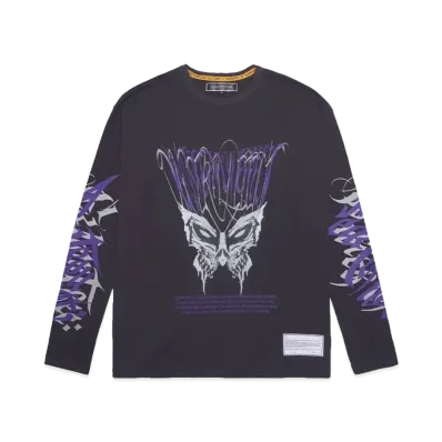 beauty:beast “Butterfly effect” L/S TEE "D.GRY"