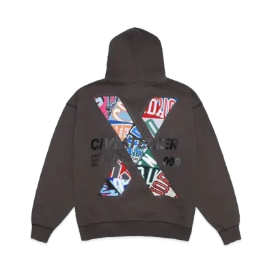 SNKRDUNK x CIVIATELIER 10TH ANNIVERSARY CHOICE IS YOURS NBA REMAKE HOODIE #009 "BLACK"