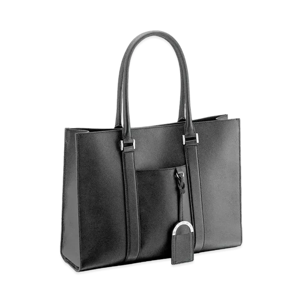 BVLGARI BVLGARI MAN Zip Tote "Black"
