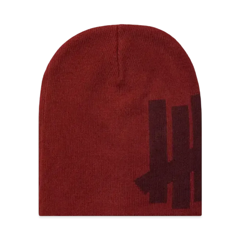 UNDEFEATED Jacquard Icon Beanie "Burgundy"