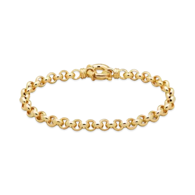 TOMWOOD Thick Rolo Bracelet "Gold"