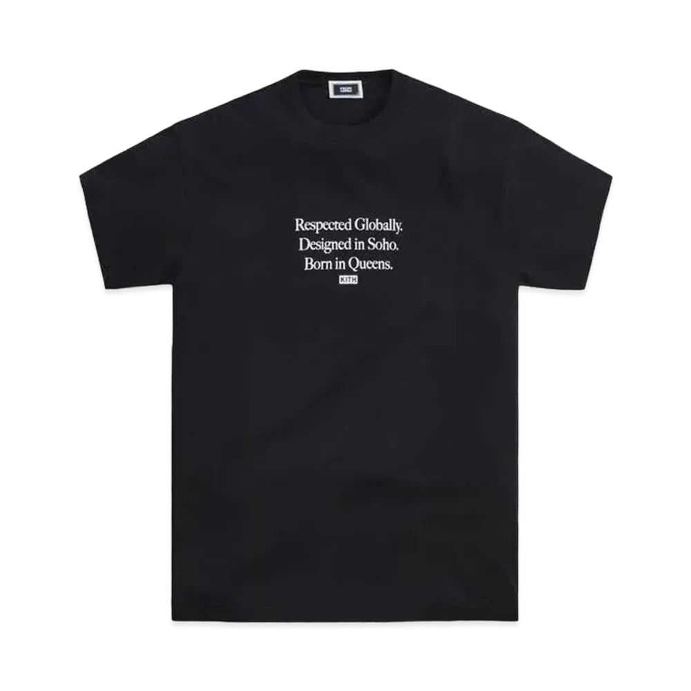 Kith Respected Tee "Black"