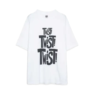 RATS TWIST TEE "WHITE"