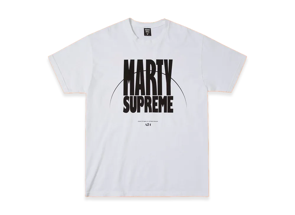 GEEKS RULE x MARTY SUPREME Silkscreen Printing T Shirt vol.01 "White"