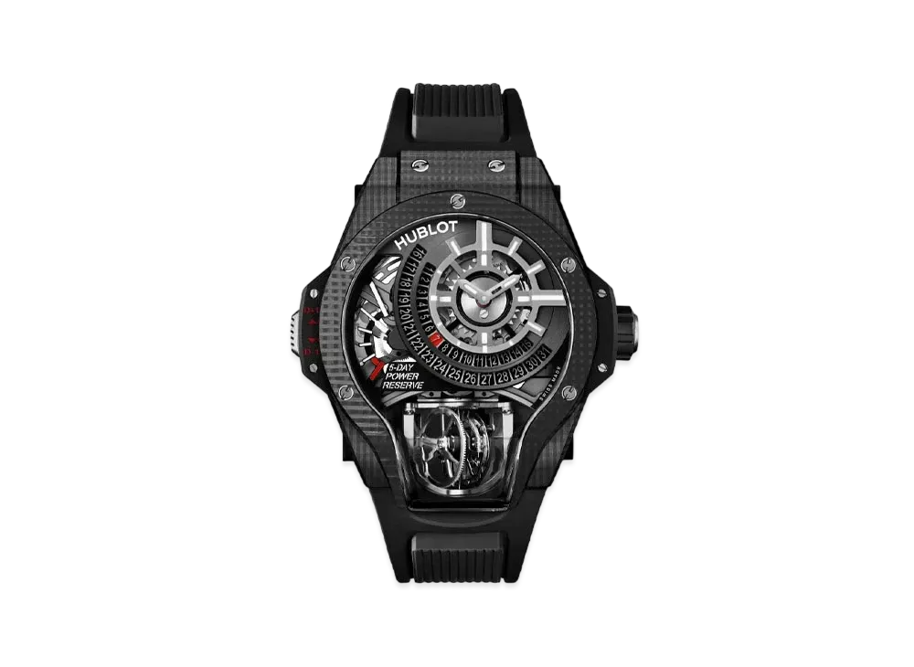 HUBLOT MP MP-09 Tourbillon Bi-Axis 3D Carbon 49mm
