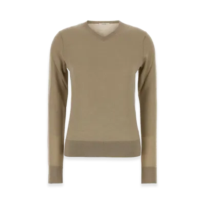 The Row Women's Cashmere Blend Ondre Sweater "Camel/Cappuccino/Beige"