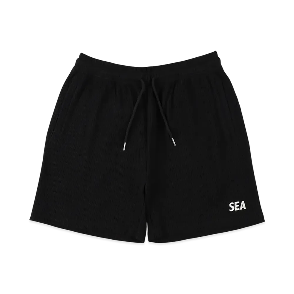 WIND AND SEA Waffle Shorts "Black"
