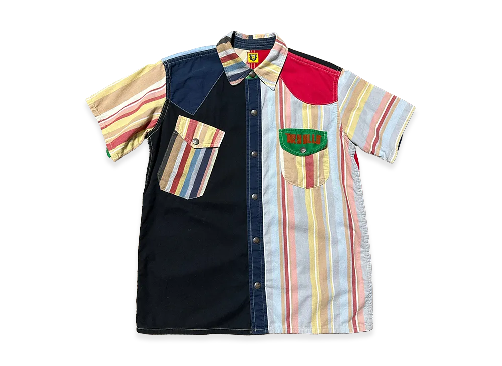 HUMAN MADE Patchwork Short Sleeve Shirt "Multi"