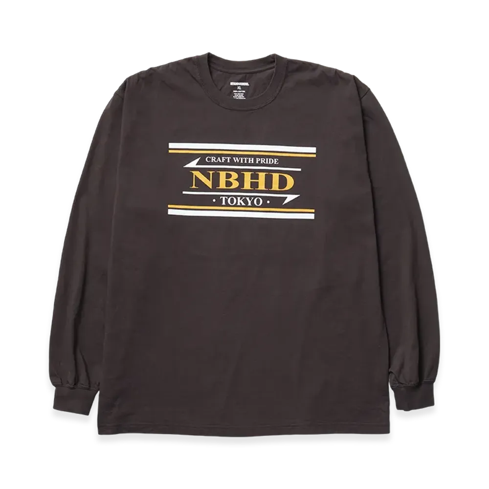 NEIGHBORHOOD Nh. Tee LS-6 "Brown"