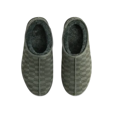 Kith Monogram Shearling Slippers "Stadium"
