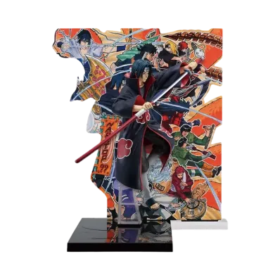 Ichiban-Kuji Itachi Uchiha Figure (NARUTOP99 Memorial Illustration Background Panel Drawn by Masashi Kishimoto) NARUTOP99 -Gorgeous Shinobi Emaki-