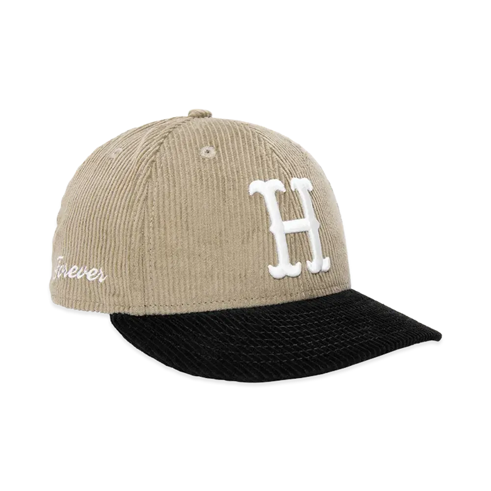 HUF x NEW ERA Classic H Corduroy Hat "Brown"