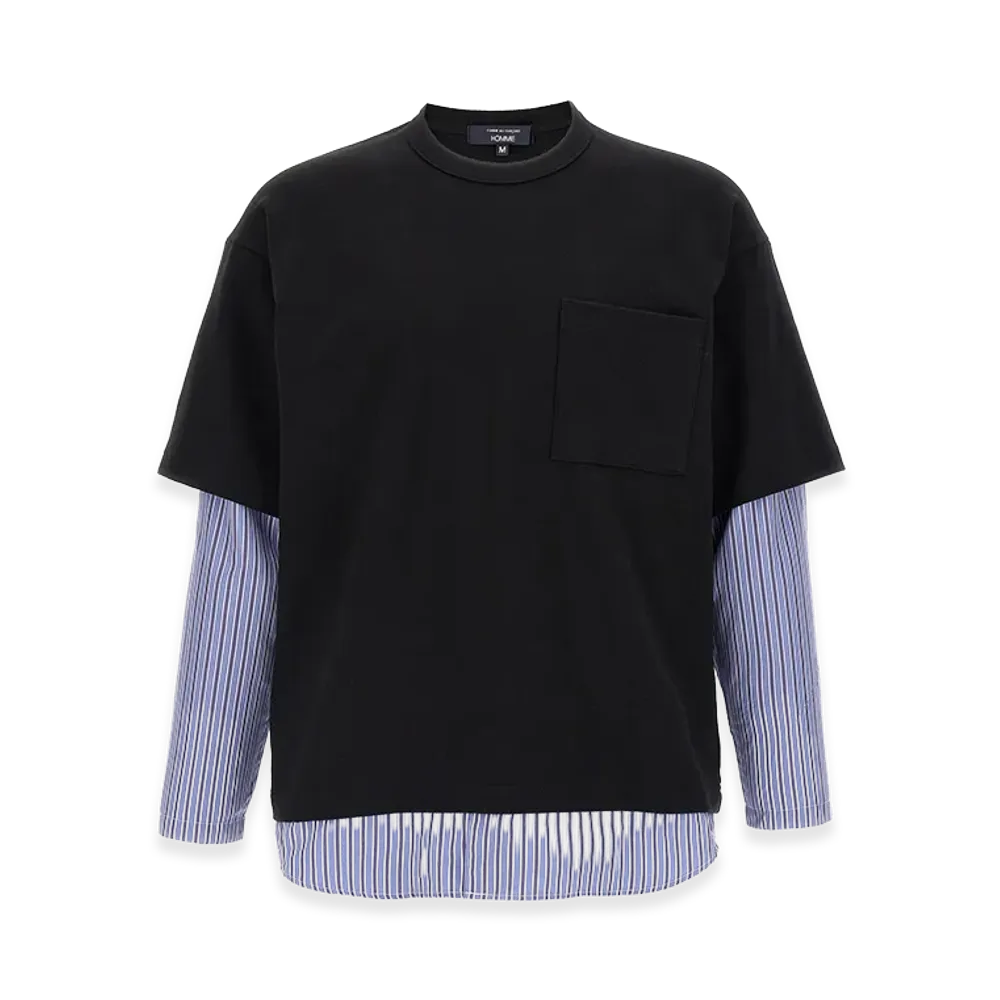 COMME des GARCONS HOMME Shirt Insert T-Shirt "Black"