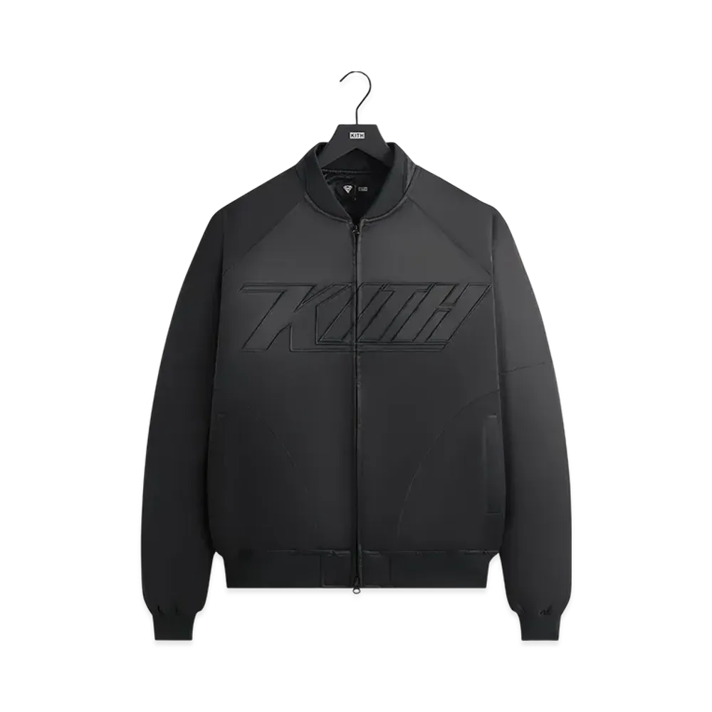 Kith x Superman Satin Bomber Jacket "Black"