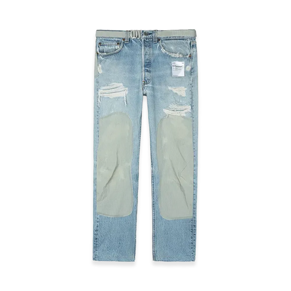 Levi's x SATISFY Re‐Possessed 501 Climb Jeans "Aged Blue"