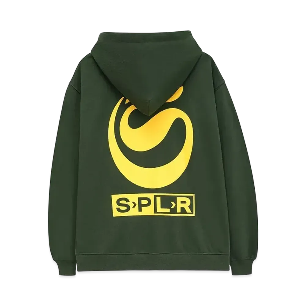 SPLR S Logo Zip Hoodie "Dark Green"