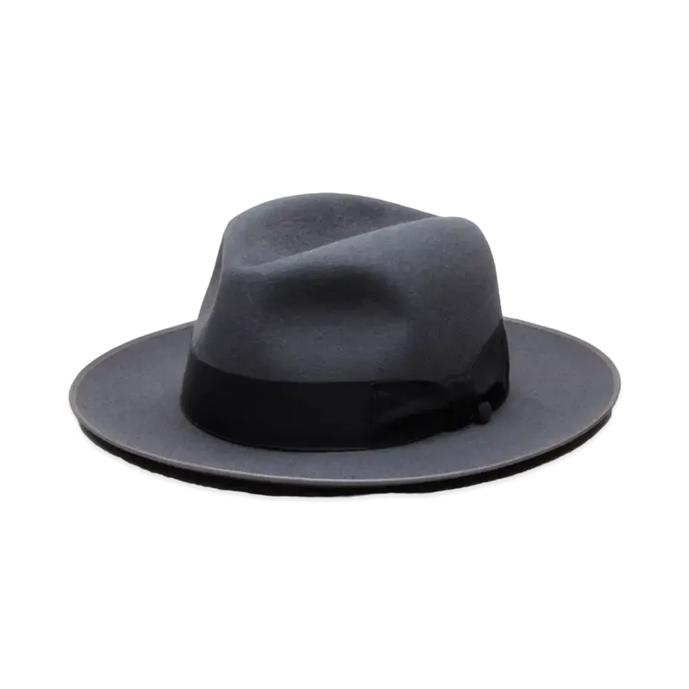 NEIGHBORHOOD x Lordz of Brooklyn x THE FAT HATTER Fedora Hat "Charcoal"