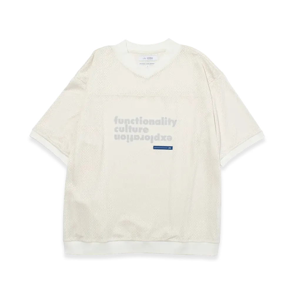 F/CE. Mesh Fce Print Tee "White"