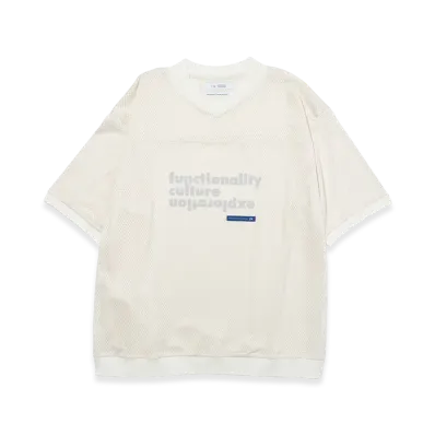F/CE. Mesh Fce Print Tee "White"