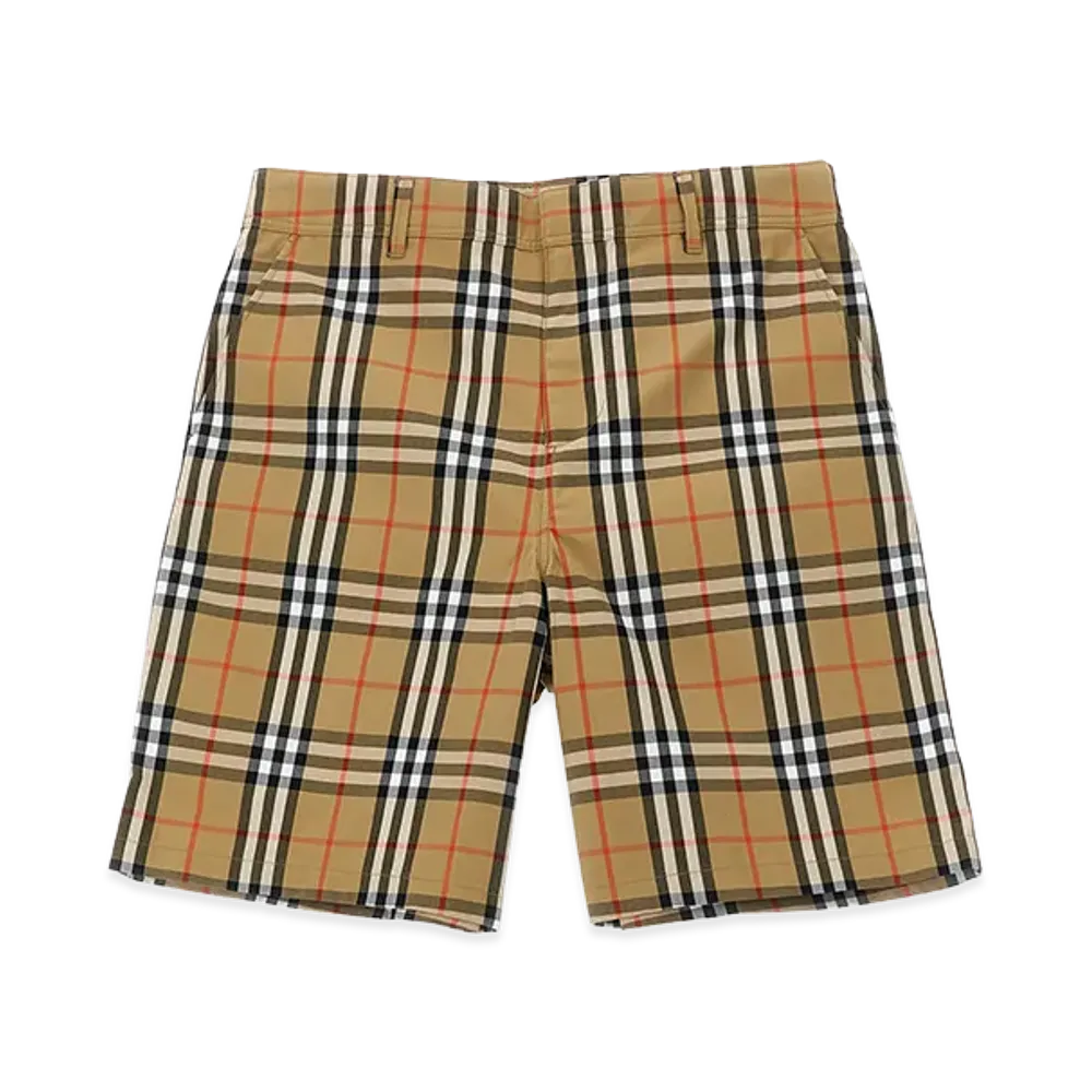 Burberry Kids Oscar Bermuda Shorts "Beige"