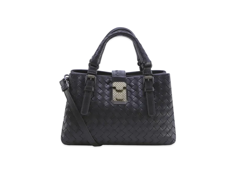 Bottega Veneta Leather Hand Bag "Black"