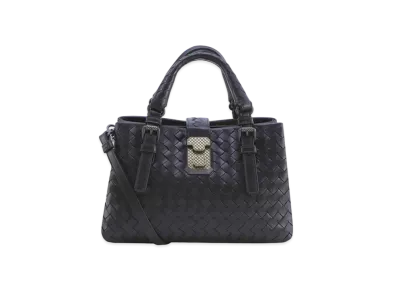 Bottega Veneta Leather Hand Bag "Black"