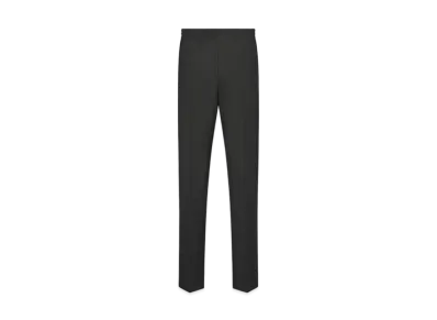 Dior Tailored Track Pants with Christian Dior Couture Tag Virgin Wool and Mohair "Gray"