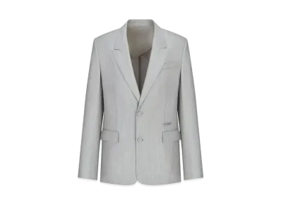Dior Classic Jacket Wool and Mohair "Gray"