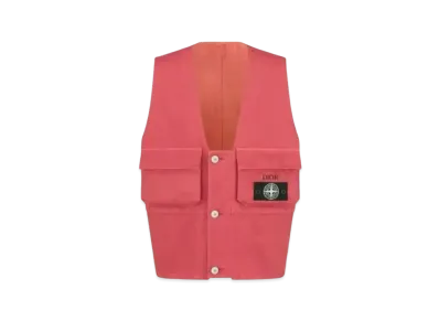 Dior x Stone Island Vest Garment Dye Technical Waistcoat
