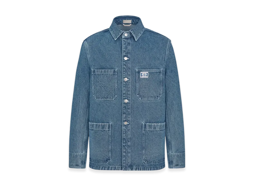 Dior Dior Charm Overshirt Cotton Twill "Blue"