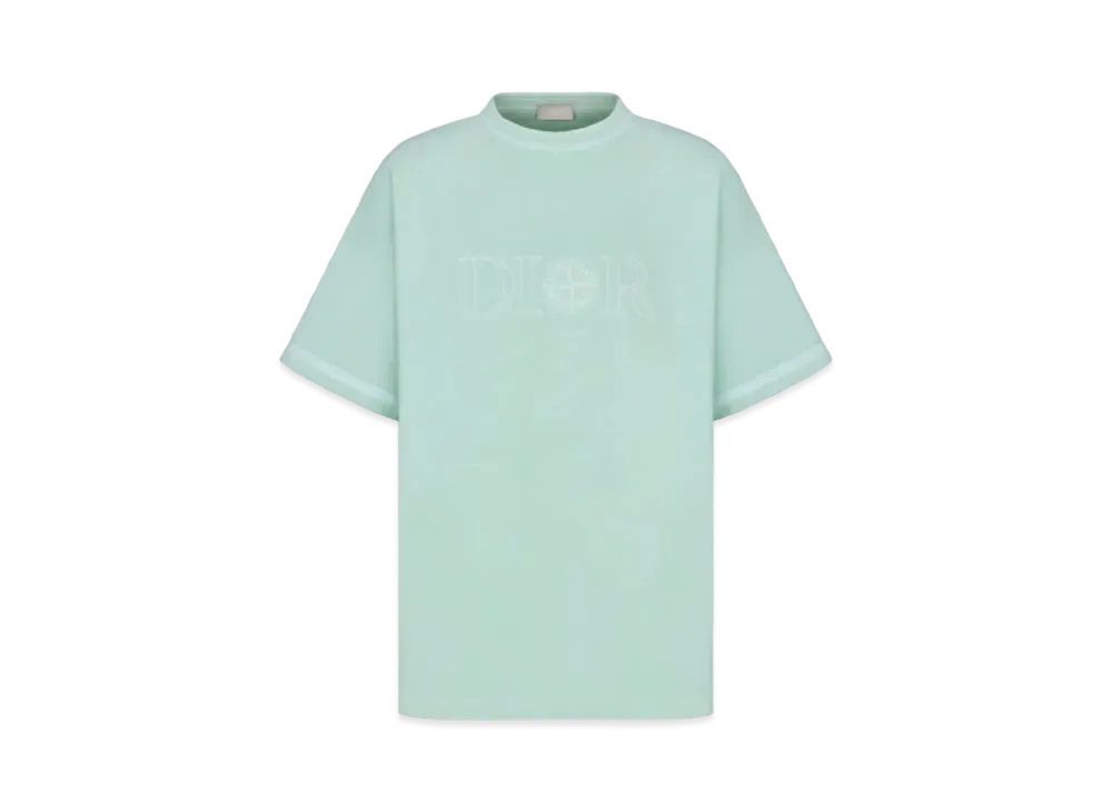 Dior x Stone Island T-shirt Cotton Jersey "Light Green"