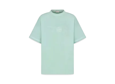Dior x Stone Island T-shirt Cotton Jersey "Light Green"